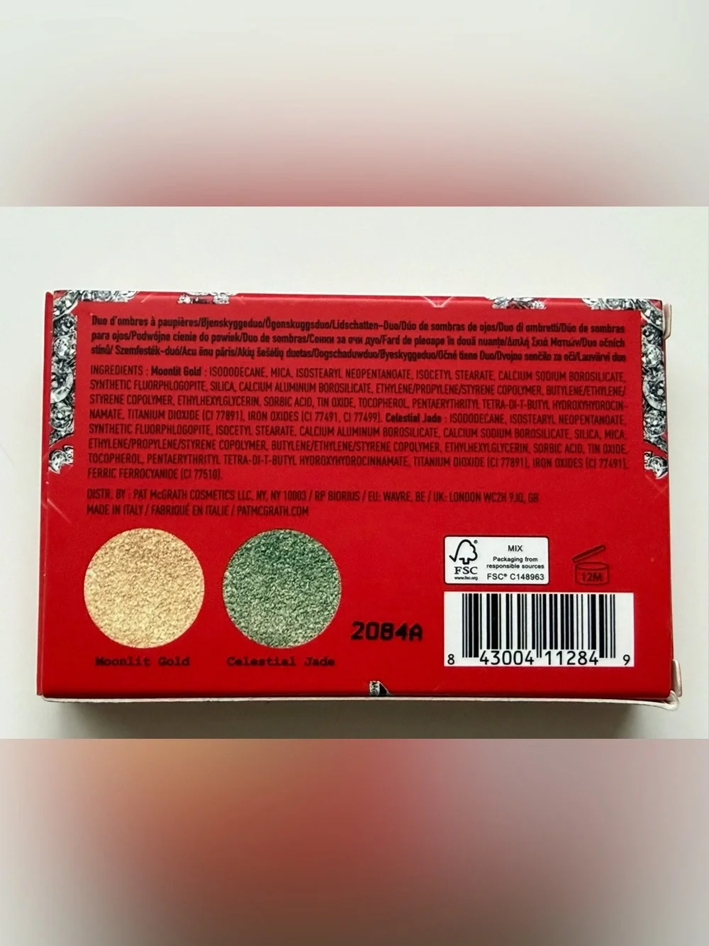 Pat McGrath Labs Luminous Legends Eye Shadow Duo Celestial Jade, Moonlight Gold